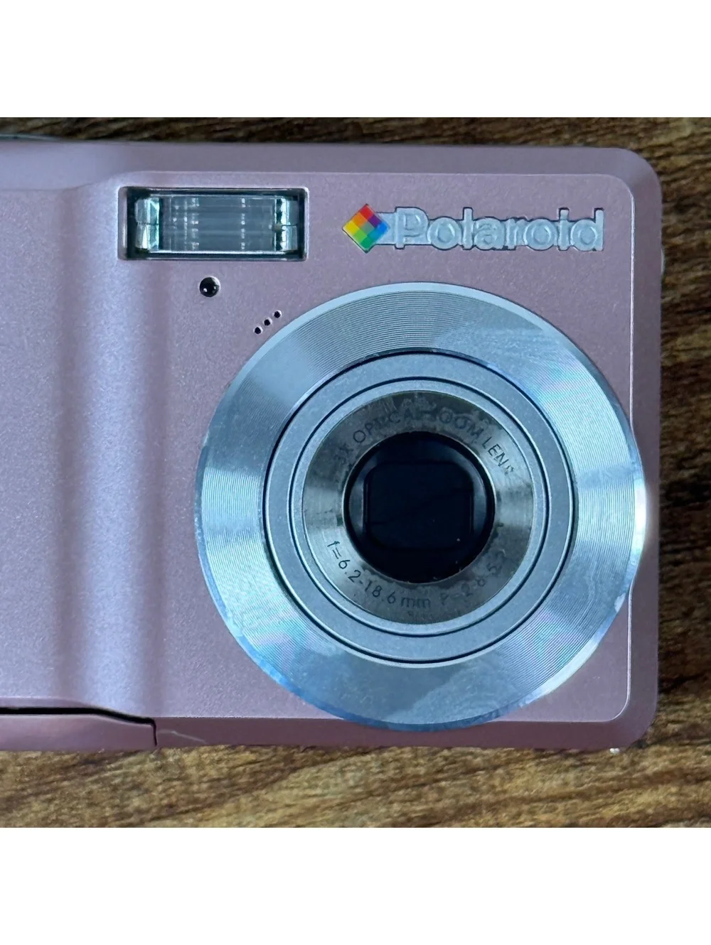 Polaroid i836 Pink Digital Camera 8.0MP UNTESTED For Parts/Repair w/ Case